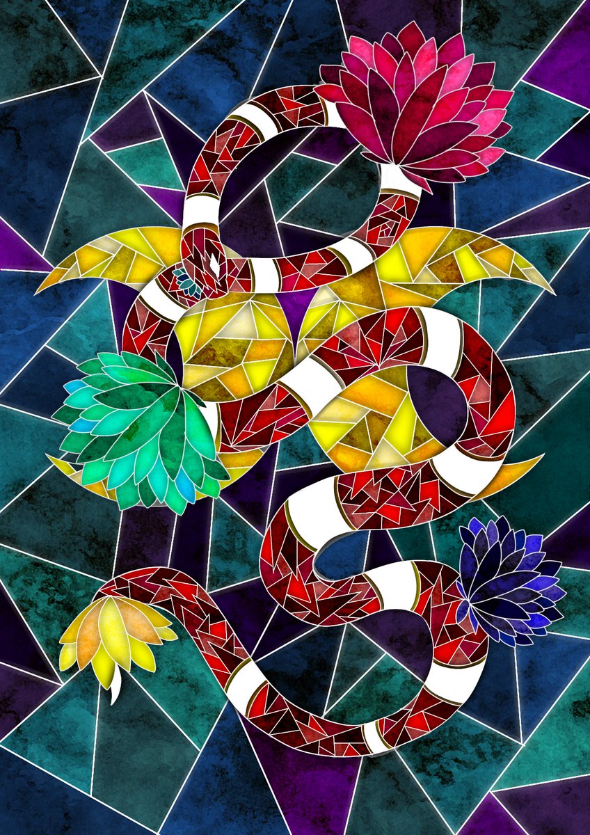 Pxndorarts's tweet photo. Creo que acabo de empezar una línea de vitrales animalescos sin querer jsjsjjsjsjs
#serpientes #serpientes🐍 #vivoras #coralillo #serpent #viper #viperdrawing #vitral #vitrales #vitralesdigitales #stainedglass #stainedglassartist #stainedglasswindow #dibujodigital #illustration https://t.co/iE0XNhr1U1