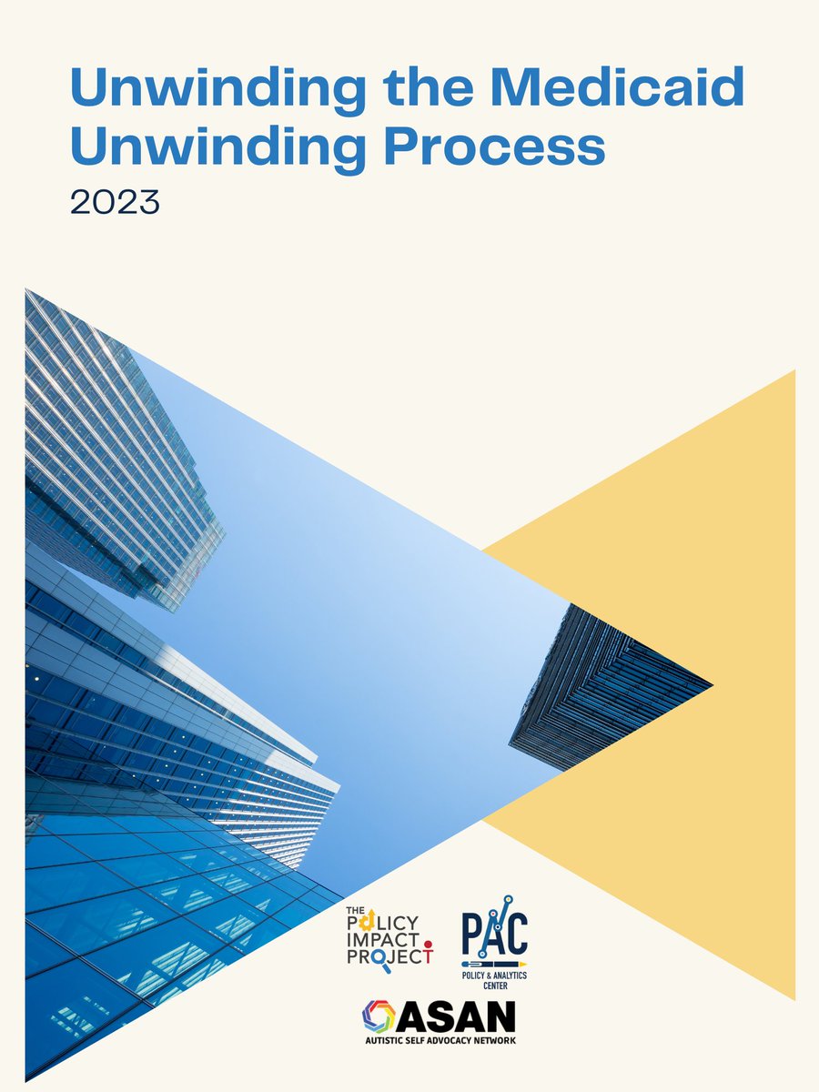 Confused by the Medicaid Unwinding Process?

Check out this helpful resource for understanding the #MedicaidUnwinding processed produced in coordination with @autselfadvocacy 

policyimpactproject.org/unwinding-medi…