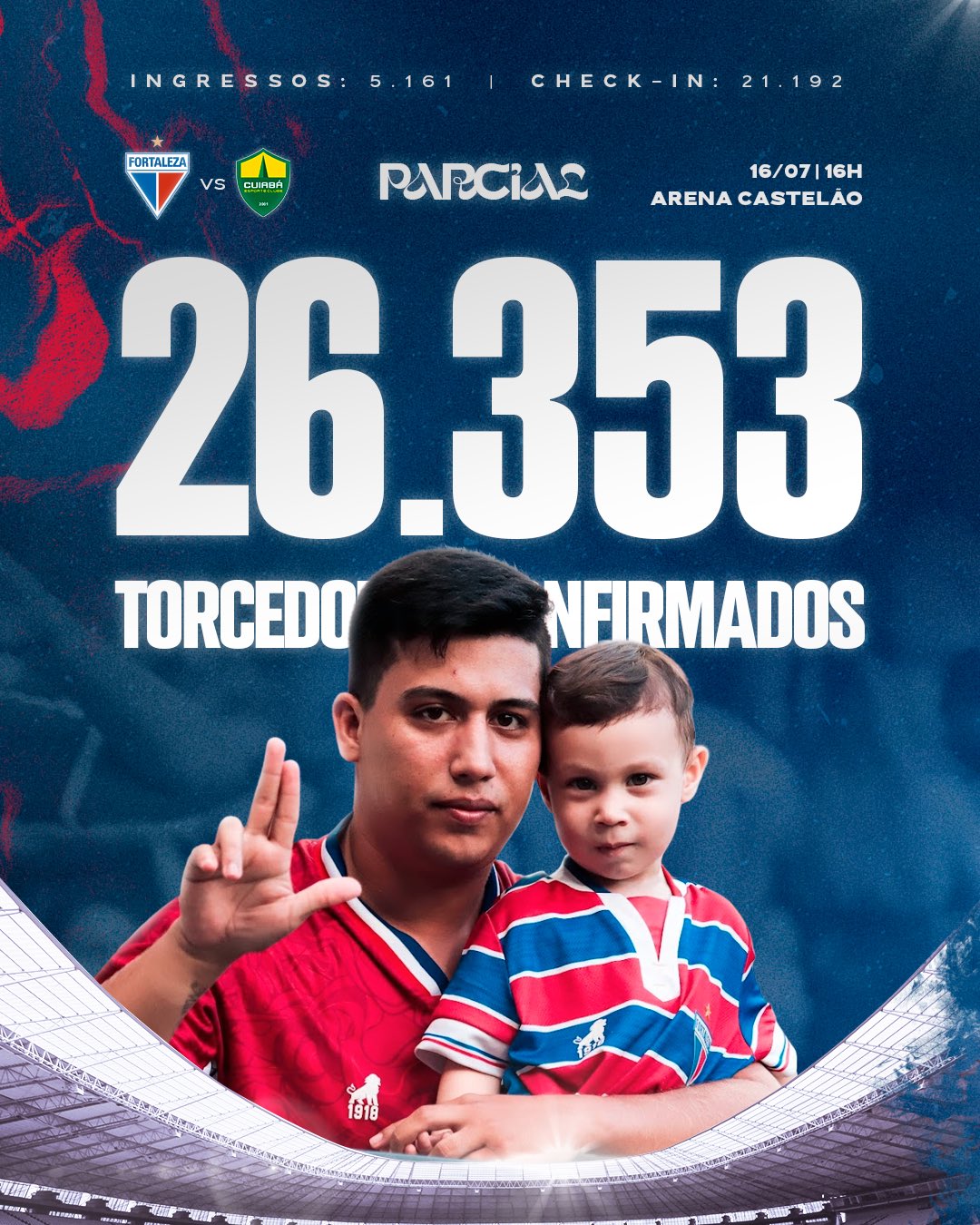 Fortaleza Esporte Clube 🦁 on Twitter "Já são mais de 26 mil Tricolores