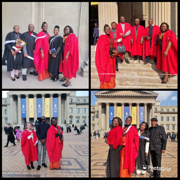 Wits graduation convocation. Congratulations to 2 of my MSc students (cum laude) and an MMed at University of the Witwatersrand, Faculty of Health Sciences graduation ceremony today. Also representing the School of Clinical Medicine. 

#WitsForGood #WitsGrads #Witsie4Life