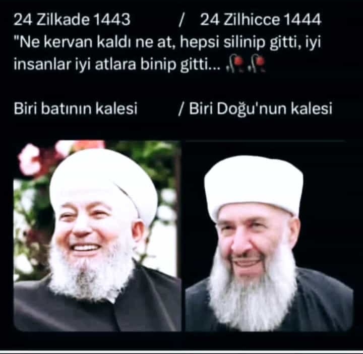 Hadimül Muslimin (müslümanların hizmetçisi) #SeyyidAbdulbakiElHüseyni (k.s.) Hazretlerini de sevdiğine uğurladık..Güzeller bir bir ayrılıyor bu misafirhaneden..Allah ( C.C.),,bizleri o  güzellere haşreylesin..