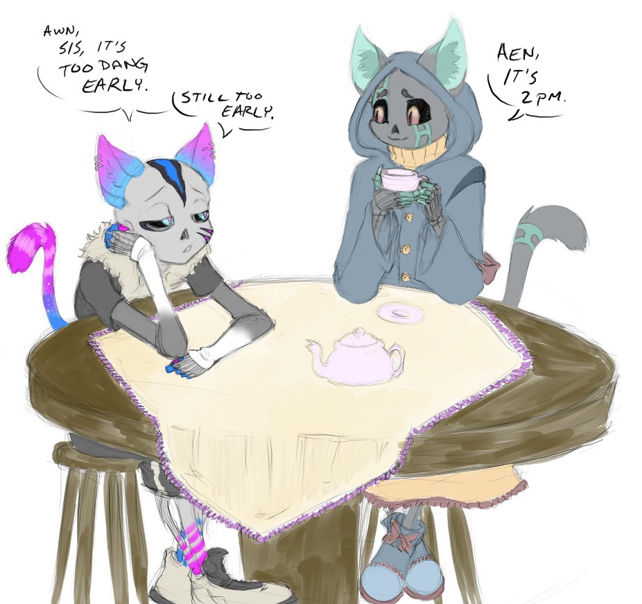 GenniiDrominda's tweet photo. My lone two catskeles, (both adoptables), Aen and Awn. They're going to be living in MFell. (Awn's going to get the cafe that Clk is going to set up for her.)
#MultitudeAU #MFelldenizens #AenandAwn #Meowsiblings #catskeles https://t.co/NAxL6gdak2