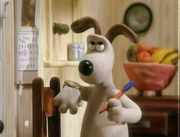 Whenever I’m non verbal I just imagine myself as Gromit