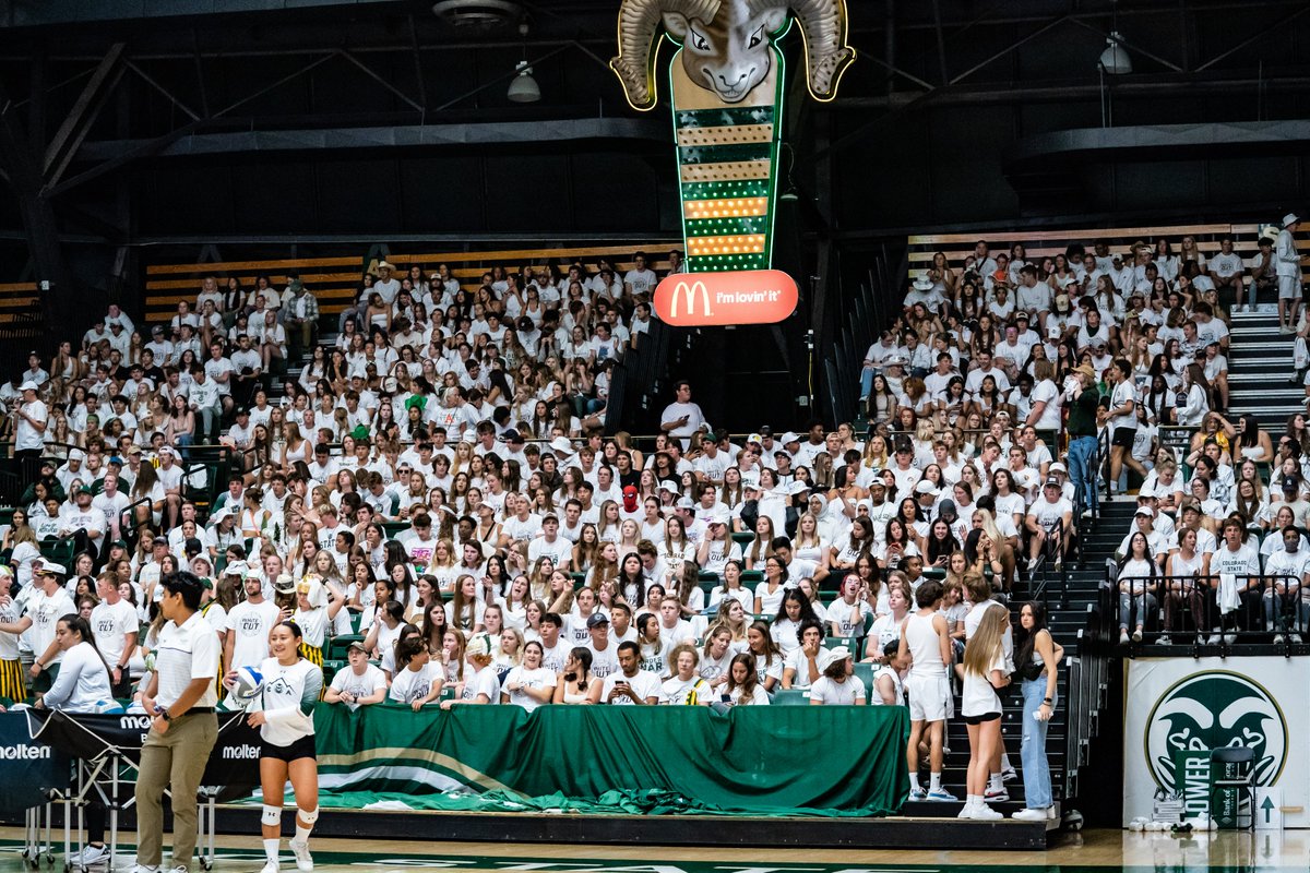 CSUVolleyball's tweet photo. Remember that one time we sold out Moby Arena?🤔

We should do it again sometime, say... August 25th?😉

#Stalwart x #PointRams https://t.co/TgcWIGxvZP