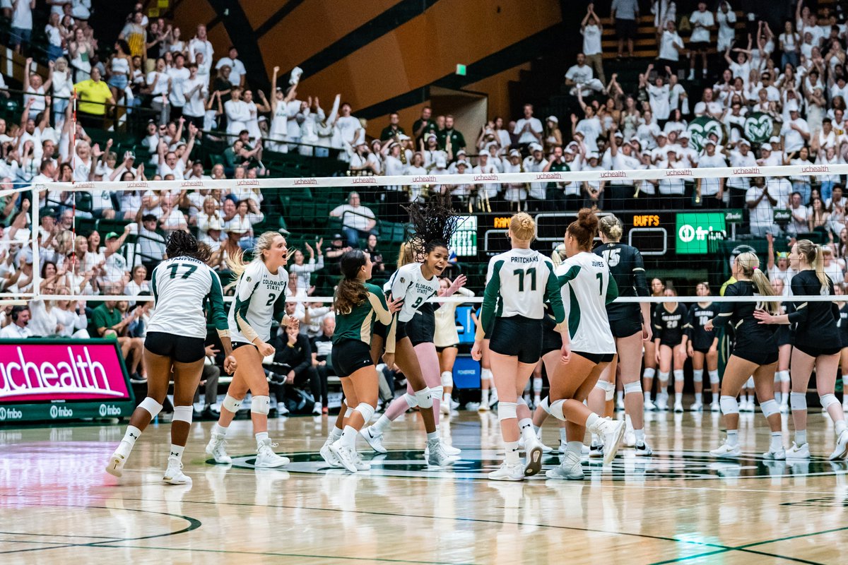 CSUVolleyball's tweet photo. Remember that one time we sold out Moby Arena?🤔

We should do it again sometime, say... August 25th?😉

#Stalwart x #PointRams https://t.co/TgcWIGxvZP