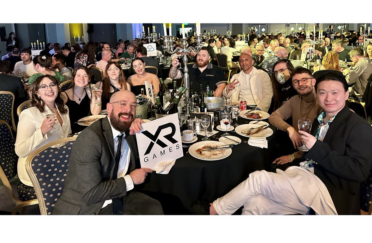 matmurray's tweet photo. Team @xrgamesvr representing @andydrivs at tonight’s @developconf Develop Star Awards. #DevelopConf https://t.co/PhMNe8CO8n