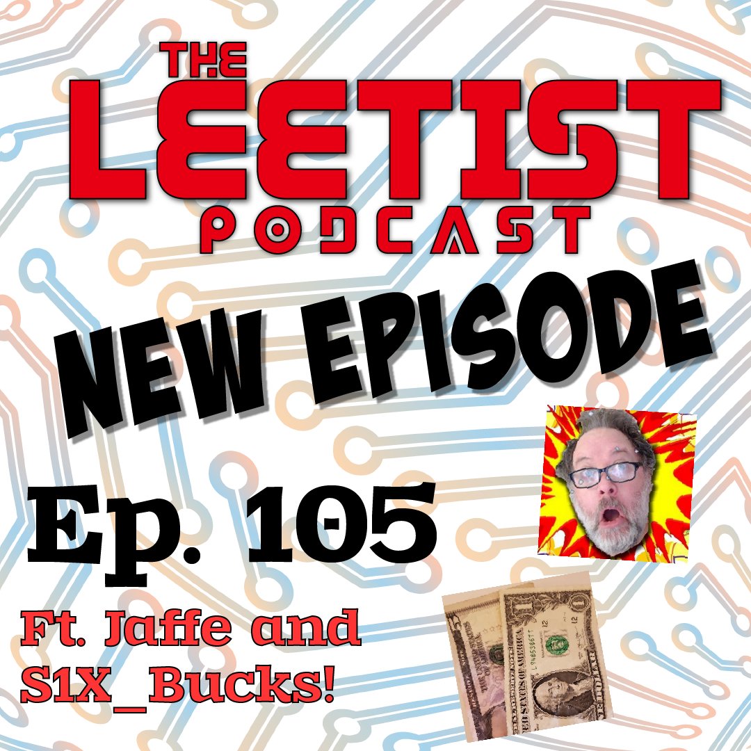 Ep 105 is here! We brought back <a href="/davidscottjaffe/">David Jaffe</a> himself and the winner of Gabbin+Games community contest winner S1X_Bucks <a href="/leathurlw/">S1X_Bucks</a> ! 
Truly Leet Trivia &amp; and an Extra special RPG trivia BATTLE against a powerful psychic foe!

Check the ep here or on your fav pod platform!