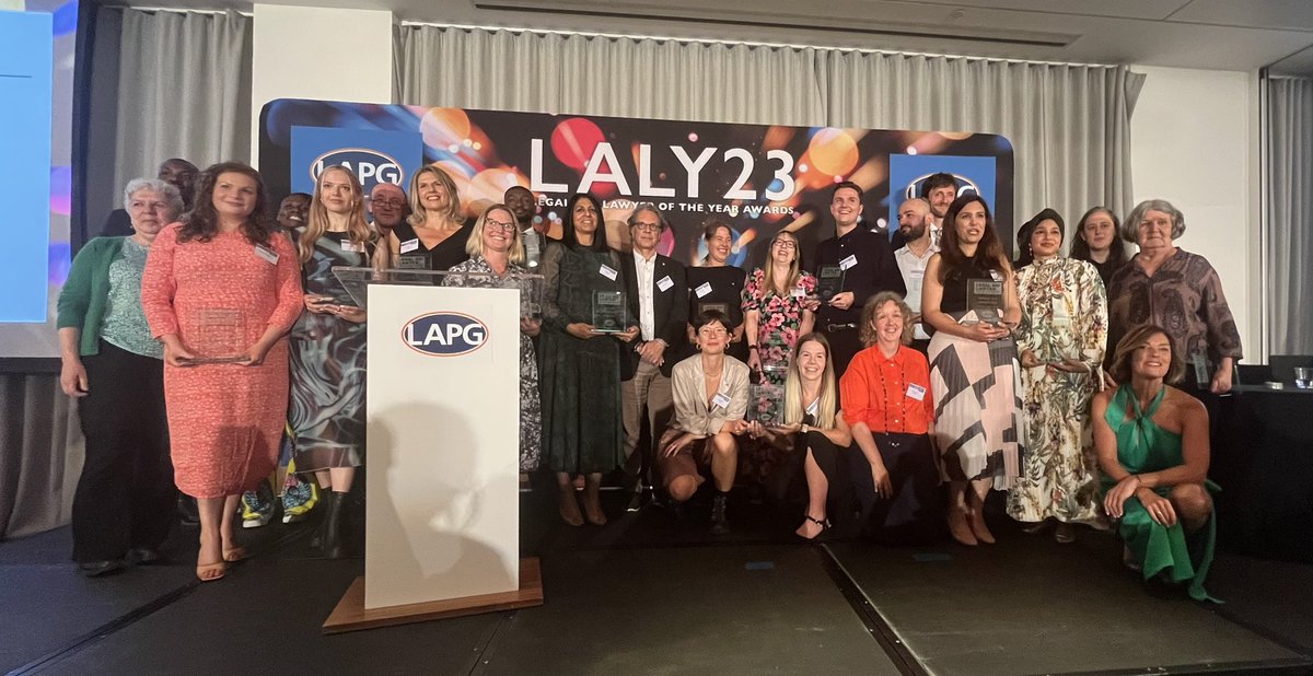 Legal Aid Lawyer of the Year awards (@lalyawards) on Twitter photo To end a truly inspirational and uplifting celebration of the legal aid heroes across the country, <a href="/symeonbrown/">SymeonBrown</a> invites all of our #LALY23 winners to the stage
Congratulations to all of you!! 🏆 To end a truly inspirational and uplifting celebration of the legal aid heroes across the country, <a href="/symeonbrown/">SymeonBrown</a> invites all of our #LALY23 winners to the stage
Congratulations to all of you!! 🏆