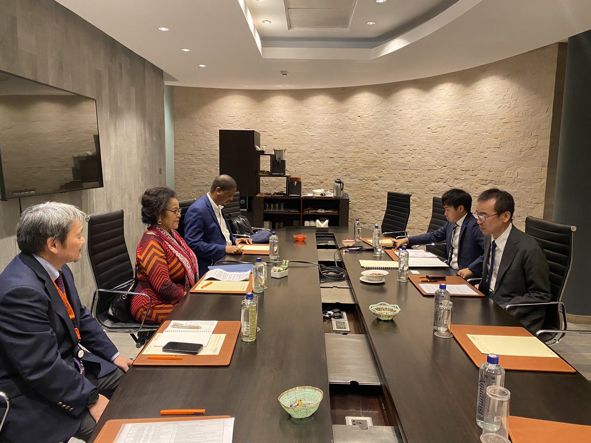 nardosbthomas's tweet photo. In light of the 30th anniversary of #TICAD- @jica_direct_en & @nepad have committed to jointly review the impact of the Agencies’ development initiatives while prioritising Regional Integration #PIDA, #AfricaKaizenInitiative #HomeGrownSolutions Accelerator & #PolicyBridgetank https://t.co/9m9AUSJY08
