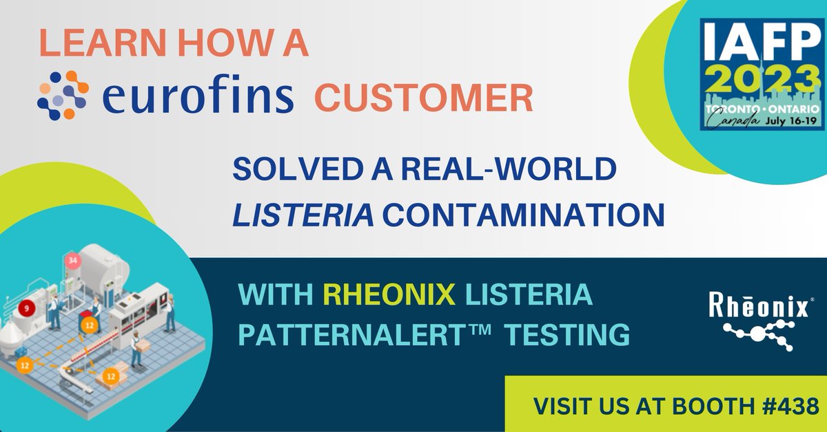 We are excited to share Eurofins’ real-world Listeria PatternAlert™ case study at <a href="/IAFPFood/">International Association for Food Protection</a>! bit.ly/3O7tVFL