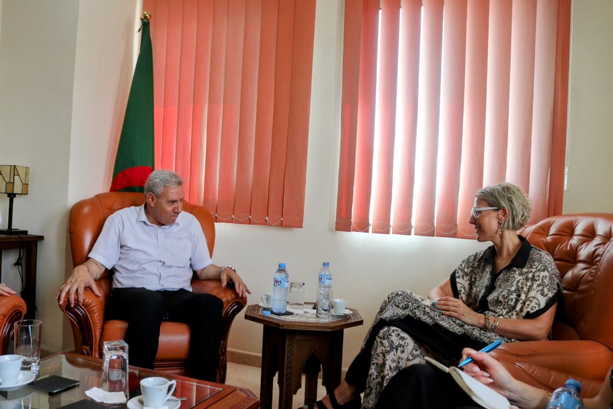 J77Katarina's tweet photo. Delighted to meet the Director of the National Centre of #Research in Social and Cultural #Anthropology @crasc_dz in #Oran. Impressed by the research team &amp; their work in #Algeria &amp; #Africa. @UNICEFAlgerie we look forward to strengthening the #partnership for #ForEveryChild https://t.co/Y4EKoqK0IA