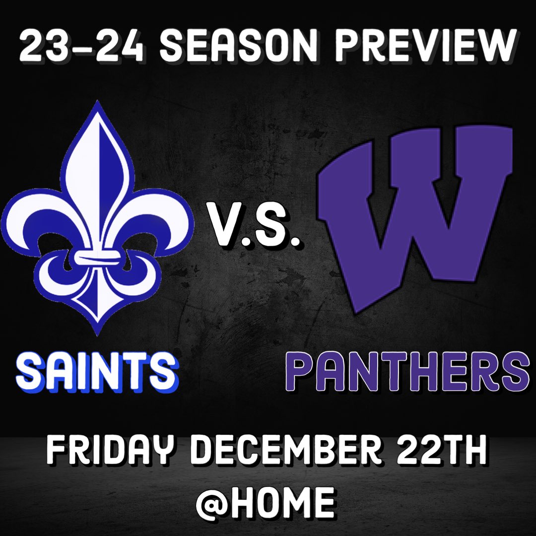 WestFelBBall's tweet photo. Our second season match up preview will feature the Panther of Woodlawn High School comes to town on December 22th. 

Check back Monday for the 3rd season preview match up. 

#GRITBASKETBALL
#WeAreWestFel⚜️ https://t.co/BLKM5ZCsUa