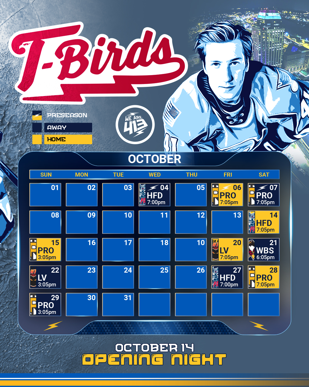 Springfield Thunderbirds on Twitter "IT'S HERE! IT'S HERE! IT'S HERE