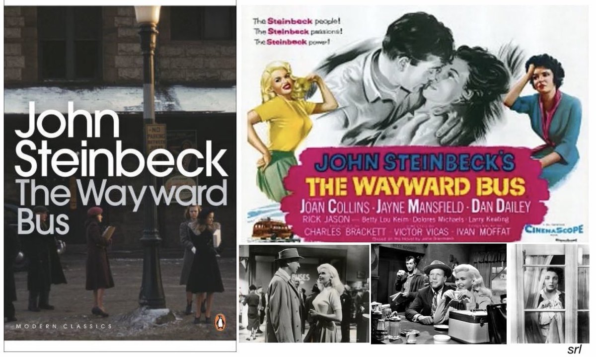 SaveRedlandLibr's tweet photo. 10:50pm TODAY on @TalkingPicsTV
The 1957 #Drama film🎥 “The Wayward Bus” directed by #VictorVicas from a screenplay by #IvanMoffat
Based on #JohnSteinbeck’s 1947 novel📖
🌟#JoanCollins #JayneMansfield #DanDailey #RickJason https://t.co/E0DP0XMVcY