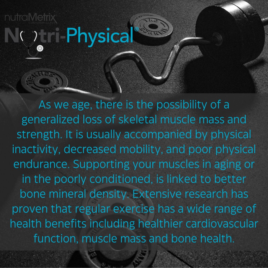 nutrametrix's tweet image. 🌟 Exercise for Strong Muscles &amp;amp; Bones! Regular physical activity combats muscle loss and bone density, offering a wide range of health benefits. 💪🦴

#ExerciseForHealth #StrongMuscles #BoneHealth #StayActive

Take your quiz here nutrametrix.com/nutri-physical/