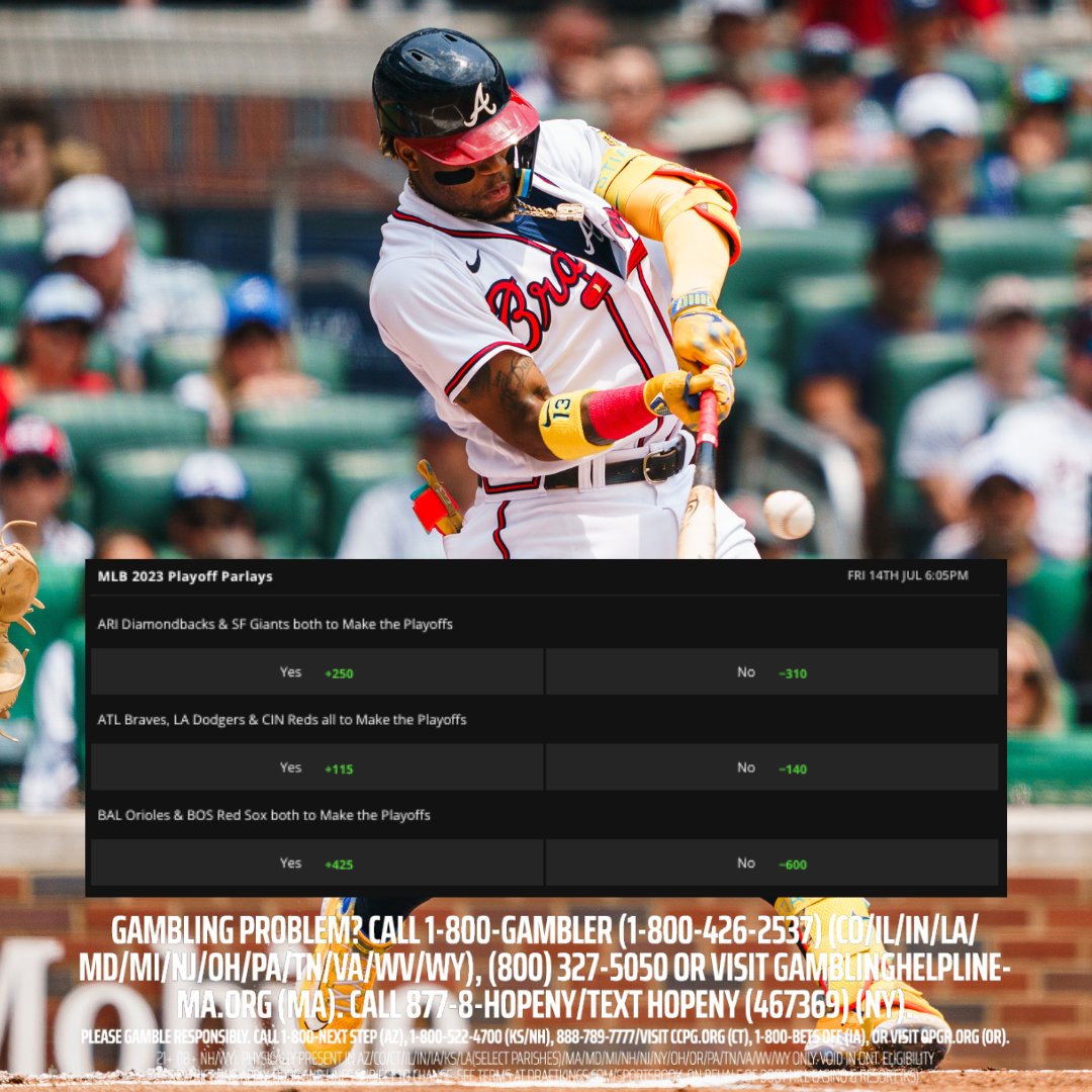DraftKings Sportsbook on Twitter "No MLB today, but we have some 2023