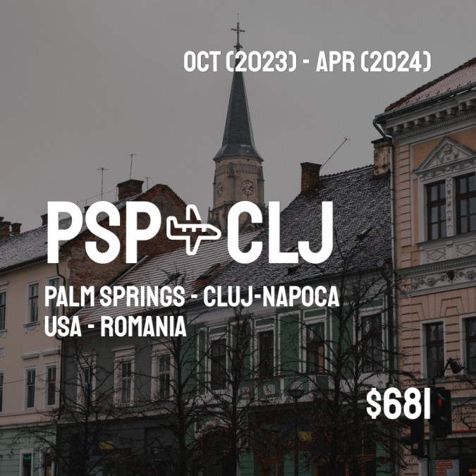 PSPCheapDeals's tweet image. ✈️ Palm Springs (PSP) to Cluj-Napoca (CLJ) for only $681 (USD) roundtrip 💸
40 live dates on Adventure Machine. - get the app on iOS or Android