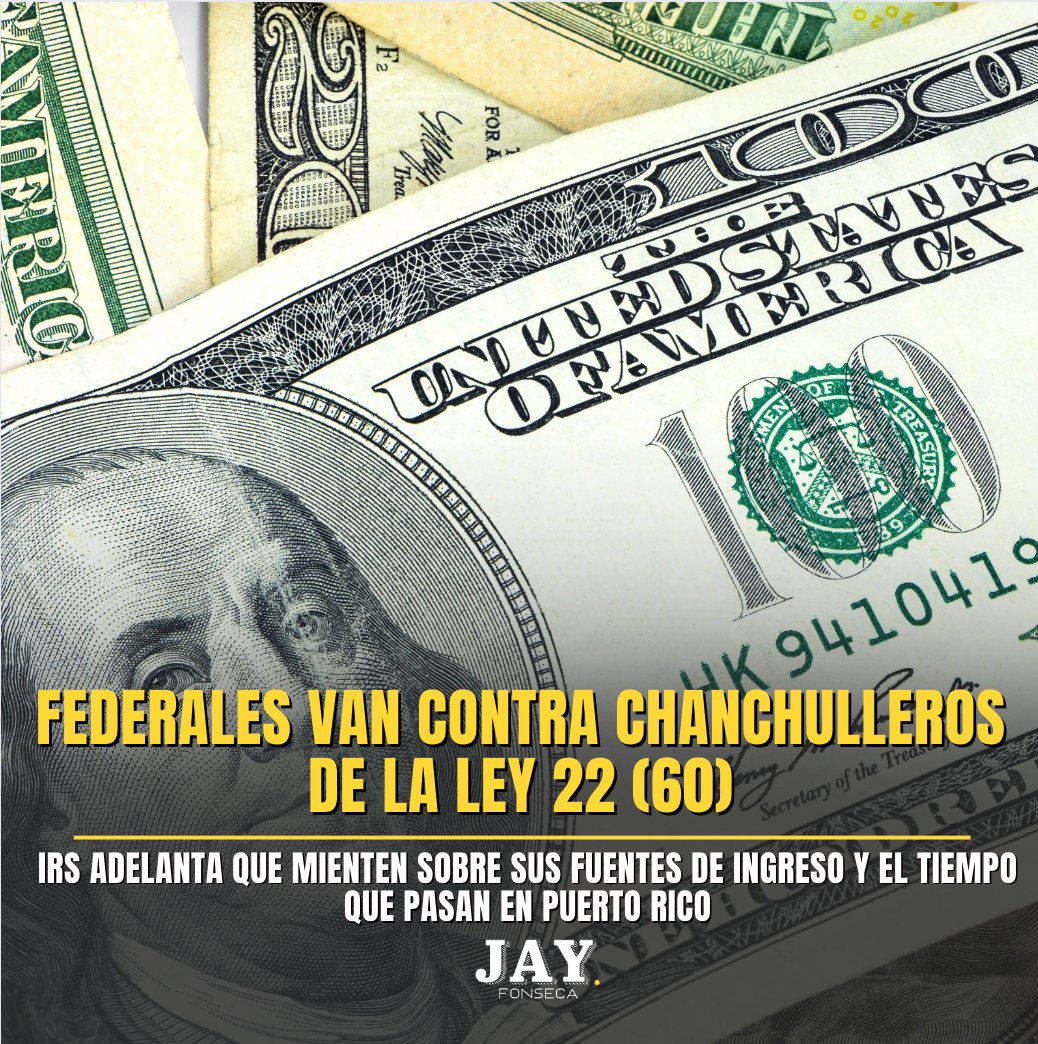 jayfonsecapr's tweet photo. LE ECHAN EL OJO ADEMÁS A LOS QUE TRAMITAN LOS INCENTIVOS A ESTOS EVASORES CONTRIBUTIVOS- Bufetes y promotores que gestionan los créditos contributivos están embarraitos porque el IRS está detectando traqueteos de estos supuestos inversionistas que se aprovechan de Puerto Rico y evaden pagar contribuciones. ¿Cuántos millones estará perdiendo Puerto Rico dando incentivos a empresarios que aportan muy poco a nuestra economía?