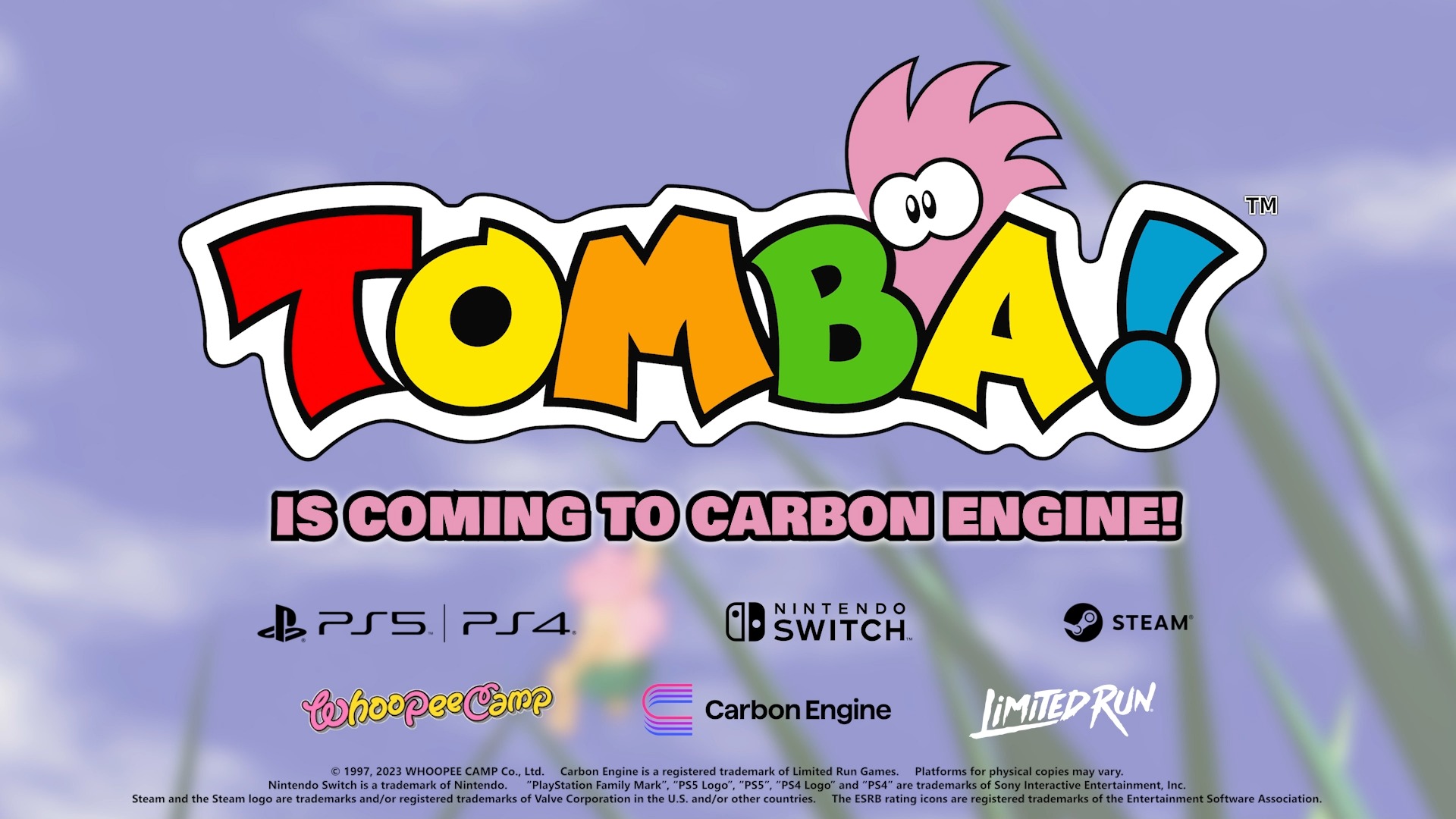 Limited Run Games on X: Our favorite pink-haired, high-jumping jungle boy  returns! Alongside creator Tokuro Fujiwara to bring the beloved platformer  Tomba to modern consoles via the Carbon Engine, with a new