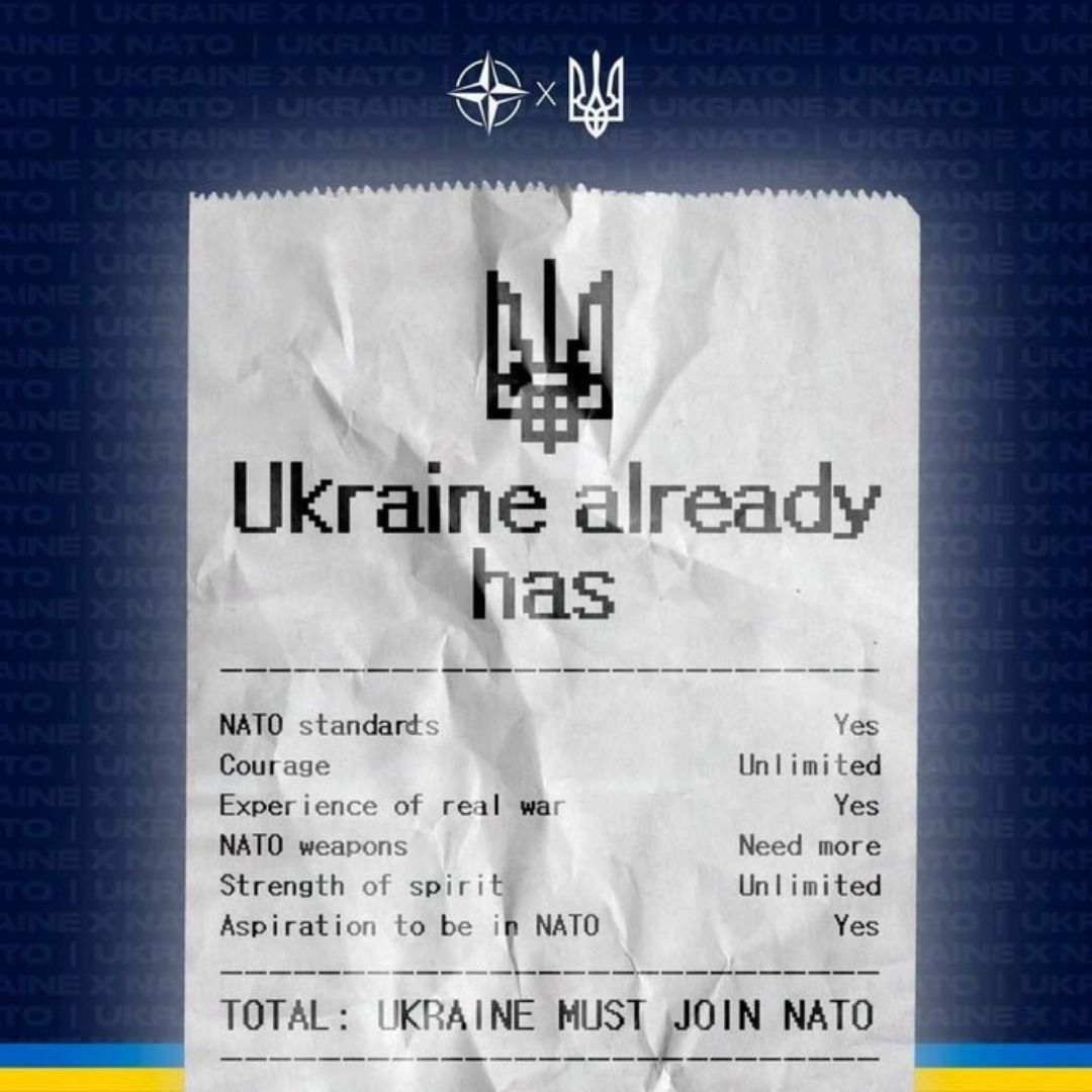JohnDCaudwell's tweet photo. For the sake of the innocent victims, the future peace of all of Europe and the world, Ukraine must win this war. The longer @NATO and the West dither, the more we jeopardise that victory.

🇺🇦 belongs in @NATO.

#StandWithUkraine #UkraineNATO33 https://t.co/6WJDqCFfhZ
