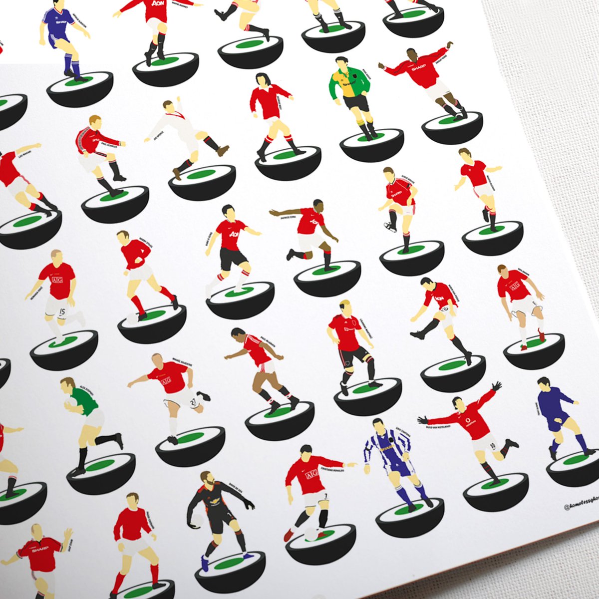 UtdBeforFergie's tweet photo. You can win this fabulous Utd history print that features players from Joe Spence to Lisandro Martinez. All you have to do is:

1) RT this tweet
2) Follow @PrintsGhost 

You have 24 hours to enter and good luck #mufc https://t.co/FlkusedxGY