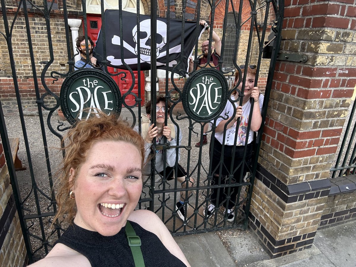 Pirates have invaded <a href="/SpaceArtsCentre/">The Space</a> and have had their say!! 🏴‍☠️🏴‍☠️🏴‍☠️ 

As ever, we can't thank The Space enough for being so welcoming to our scabrous lot. We're excited to listen back to the Odds and Sodds/AHTTC episode of the Space Chats podcast when it airs! Watch this space!