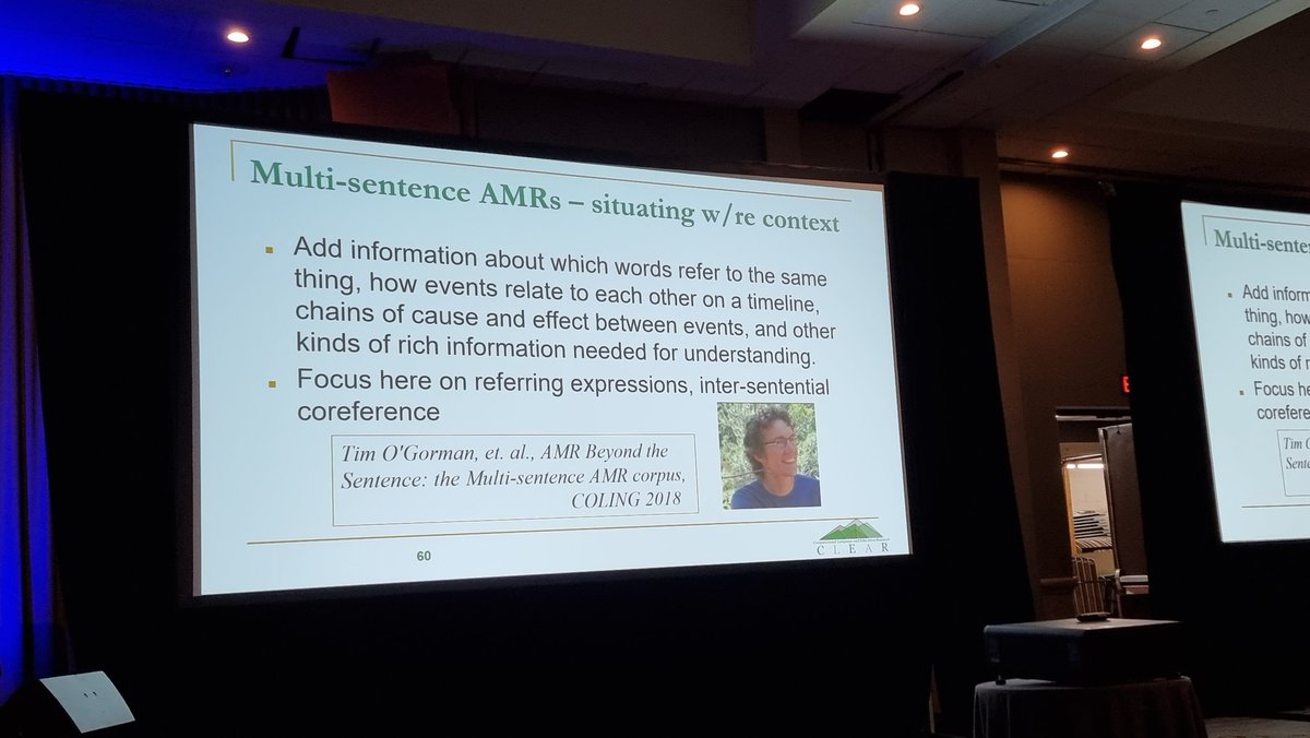 RNavigli's tweet image. Incredibly well-deserved #ACL2023NLP lifetime achievement award to Martha Palmer, @BoulderNLP, 50 years of amazing and inspiring work on semantics! PropBank, VerbNet and more as the foundations of AMR and recent research on sentence-level semantics! #NLProc #semantics #ACL2023