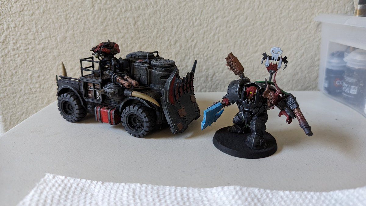 ElCastanoGrande's tweet photo. @warhammer Warboss in mega armor and trukk conversions https://t.co/Ma0PhLplDk