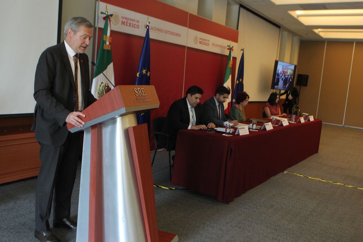 La Unión Europea y la <a href="/SRE_mx/">Relaciones Exteriores</a> organizaron una presentación sobre el #PlanSonora a empresarios y inversionistas europeos en México.

Invertir en infraestructura es fundamental para que la transición verde, justa e incluyente sea una realidad.

#GlobalGateway
🇪🇺🤝🇲🇽