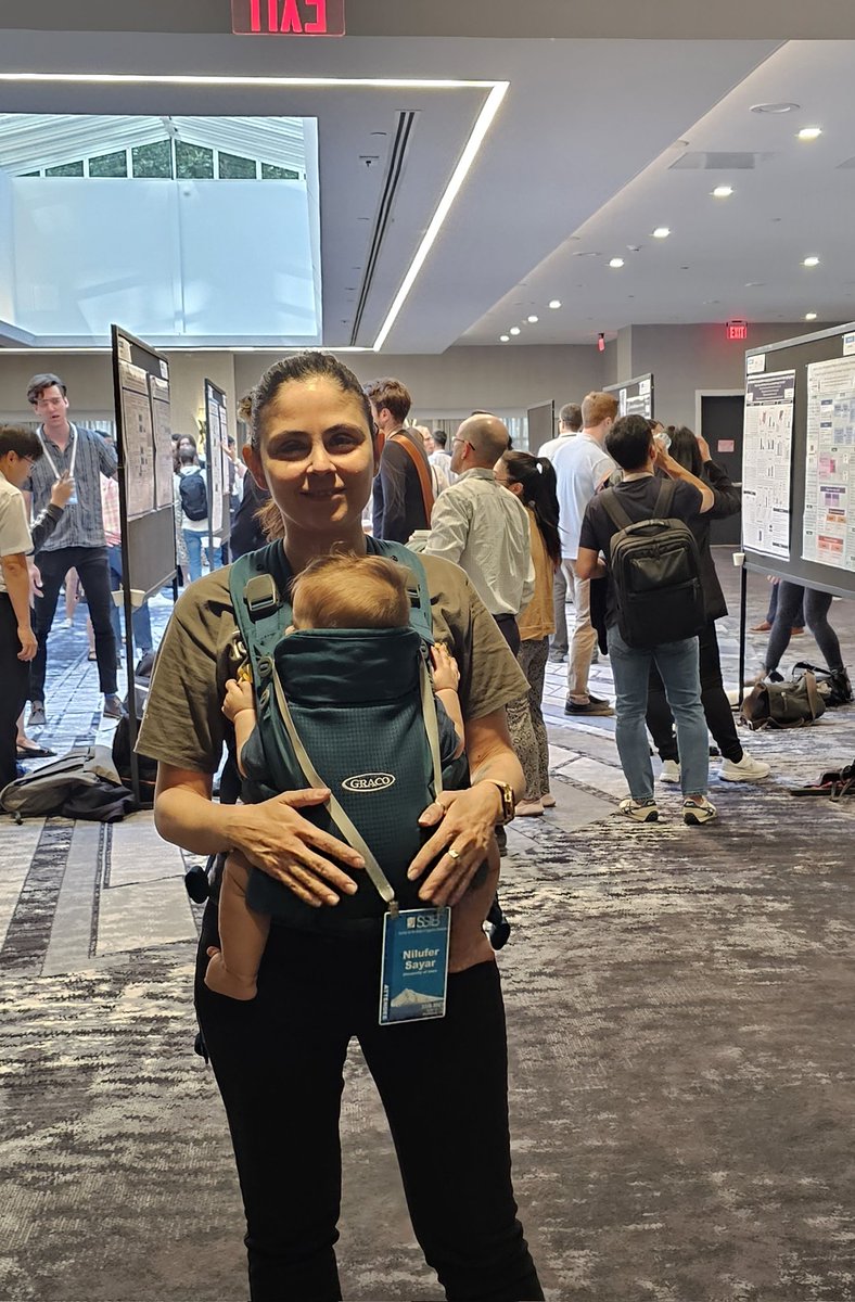 Youngest attendee of #SSIB2023 at today's poster session 😅 @AtasoyLab