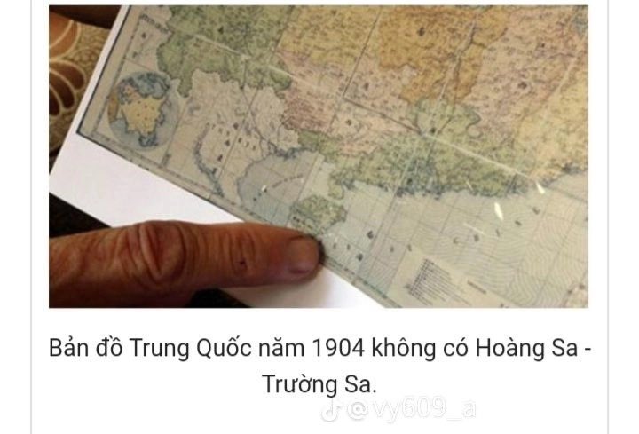 Lethaovan_twt's tweet photo. Hoàng Sa &amp; Trường Sa is an indispensable part of Vietnam🇻🇳
#Vietnam #HoangSa #TruongSa 
 China's map doesn't have 2 archipelagos Hoang Sa and Truong Sa in 1904.
They are too greedy, they act openly and aggressively with the countries around them just for their own benefit 👎 https://t.co/dOkB7QKeII