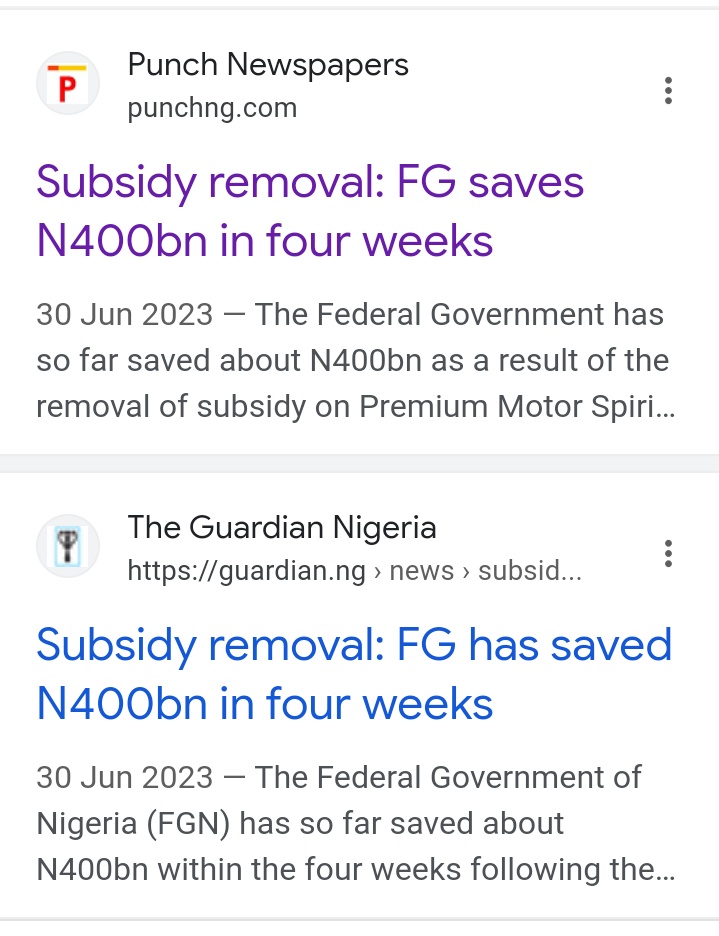 emeka4nwagod's tweet photo. Tinubu on June 30th : FG saves N400bn from subsidy removal.

Same Tinubu 2wks later : Requests loan of N500bn for 'palliatives'

So what happend to d N400bn u 'saved'?😂😂

Even petty thieves are not ds dümb? How on earth did ds dunçe manage to grab hold of Lagos for 24yrs?🤔😂 https://t.co/dP77a62JR1