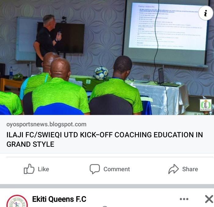 𝐈𝐋𝐀𝐉𝐈 𝐅𝐂/𝐒𝐖𝐈𝐄𝐐𝐈 𝐔𝐓𝐃 𝐊𝐈𝐂𝐊-𝐎𝐅𝐅 𝐂𝐎𝐀𝐂𝐇𝐈𝐍𝐆 𝐄𝐃𝐔𝐂𝐀𝐓𝐈𝐎𝐍 𝐈𝐍 𝐆𝐑𝐀𝐍𝐃 𝐒𝐓𝐘𝐋𝐄

Read more 👇 

oyosportsnews.blogspot.com/2023/07/ilaji-…

<a href="/swieqiunitedfc/">Swieqi United FC</a> 
<a href="/ilajifc/">ilaji football club</a> 
<a href="/ilajiResorts/">Ilaji Hotels & Sports Resort</a>