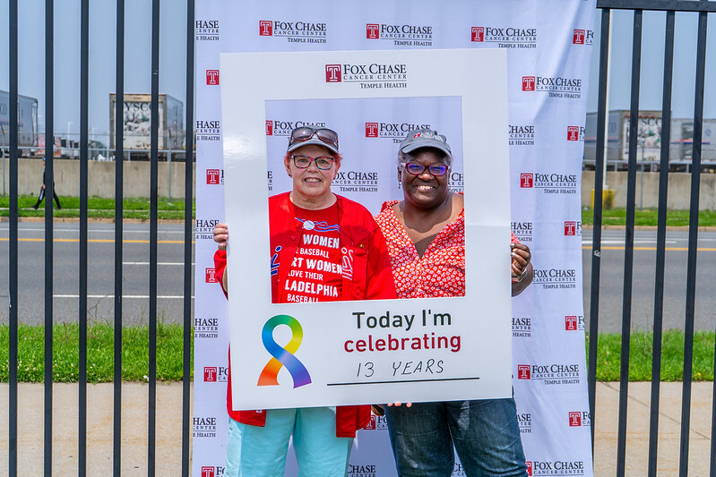 FoxChaseCancer's tweet photo. What an incredible evening we had at the @Phillies game last weekend for Fox Chase Survivors' Night! Over 400 brave survivors, along with 600 of their family and friends, joined us for a heartwarming event, marking a powerful celebration of triumph over cancer! #FoxChaseStrong https://t.co/2PZLaIutgb
