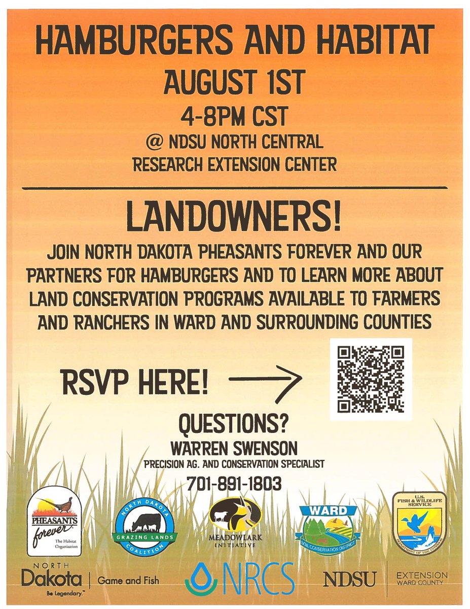 MouseRiverCDU's tweet photo. Great opportunity for landowners around the Minot Area! https://t.co/PxrpW6svdq