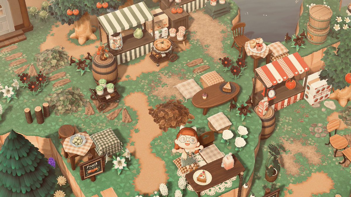 DelineBACNH's tweet photo. Want some fruit cake ? #ACNH #AnimalCrossingNewHorizons https://t.co/F7Q8CAtRbG