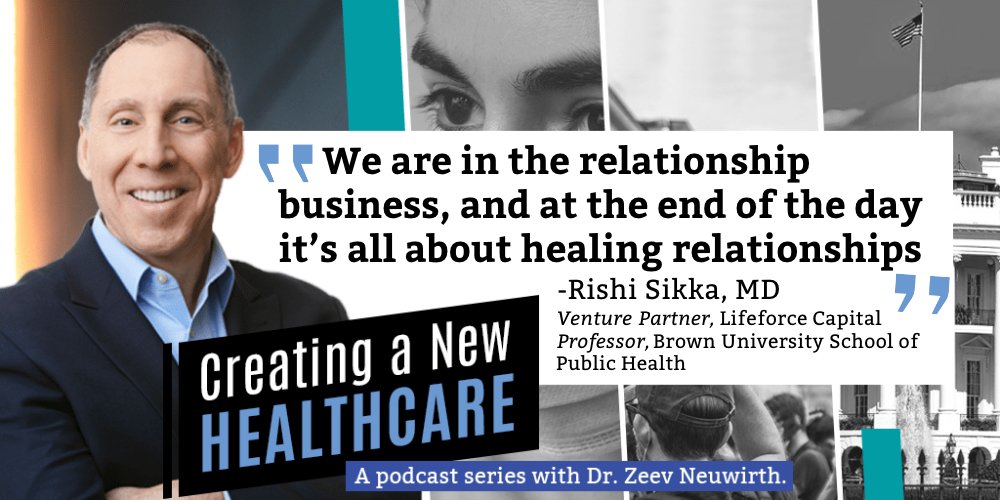 🔈NEW EPISODE! lnkd.in/dHe8nY7a In this episode of Creating a New Healthcare, I'm talking with Rishi Sikka, M.D.about the changing landscape of healthcare leadership and so much more! Listen now wherever you get podcasts. #healthcarepodcast #leadership