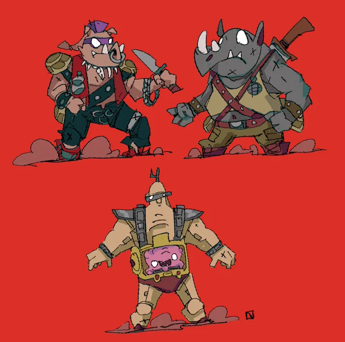 Rest of the gang.