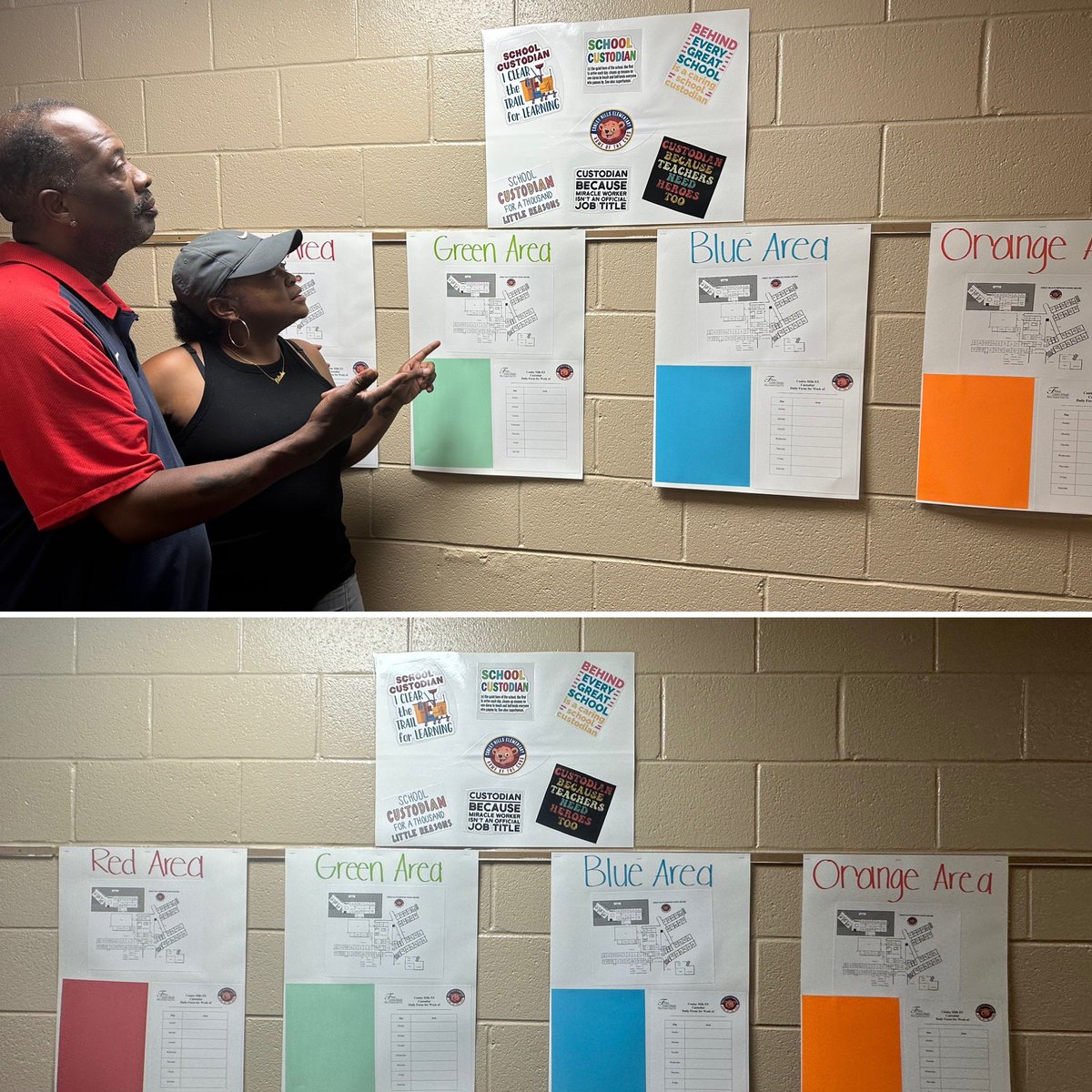 SmithTeaches2's tweet photo. So grateful for @FultonCoSchools leaders!I attended the FCS leadership conference&amp; learned so much on how to effectively lead the custodial team. BIG shoutout to Environmentalist Tech C.Rowe for her support.Our head custodian P.Cheeks&amp;I are on a great mission! #StructuresInPlace https://t.co/gDHeBB0JDZ