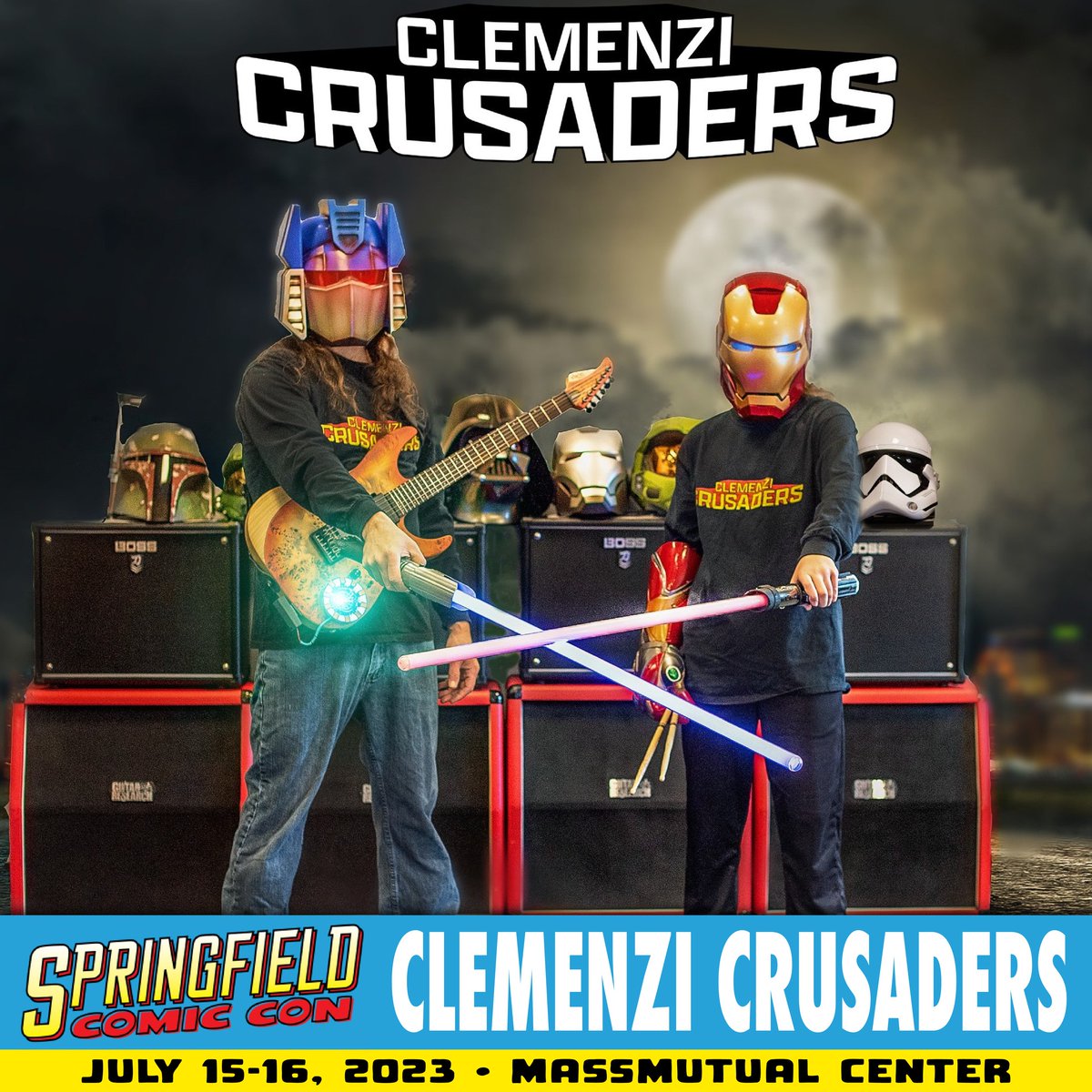 Who will we see at <a href="/spfdcomiccon/">Spfdcomiccon</a>?! Come rock out with the Clemenzi Crusaders!