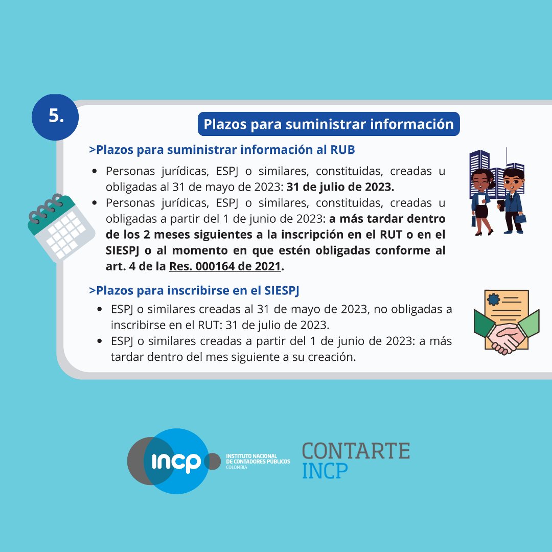 incpcol's tweet photo. #ContArteINCP ¿Tienes dudas sobre qué es RUB, cómo identificar a los beneficiarios finales y cuál información debes suministrar? No te preocupes, ContArte te cuenta los cinco principales aspectos de este registro. Descarga la infografía en ⬇
https://t.co/XZb5UqrXLj https://t.co/5J0zPboNXg