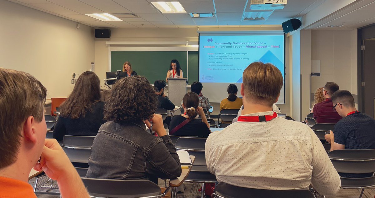 TheIrishManTS's tweet image. #PSEWEB excellent talk on vertical video 🤳 from @UTM’s social media star strategists @ShaunaRempel and @AngeliaMeffe on the @uvic campus for @psewebconf 2023