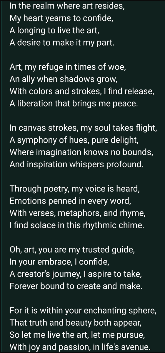 Daniwillyan's tweet photo. @CozomoMedici @rollbitcom @VonMises14 Hi
#nft
Buy a poem and do what you want with It 💯
#nfts 
all poems are exclusive and they can be yours
#ArtTankTuesday
My collection of poems:

https://t.co/d4CcjcYCk2 https://t.co/kSBtvg8luq