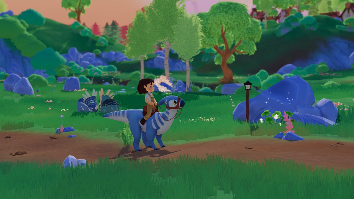art_froderi's tweet photo. @PaleoPines thanks for the most comfortable stardew valley with dinosaurs i love it https://t.co/UCIQrAxTCJ