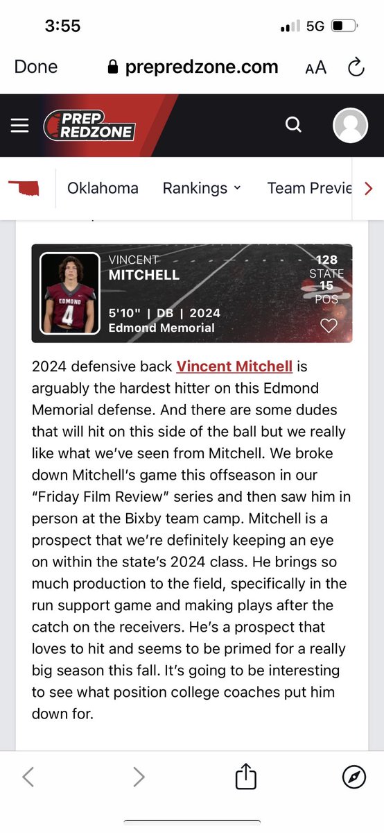 thank you @PrepRedzoneOK for the write up! this 2023 team is going to be something special for sure. @Coach__Thomas4 @RecruitEMHS_FB @emhsbulldogs