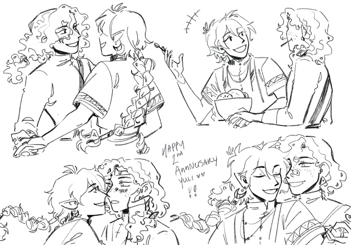 🥰🥰 a wonderful, happy two years with yuliiii! here's to the future! our babies to celebrate! beyan belongs to her, marcel is mine!