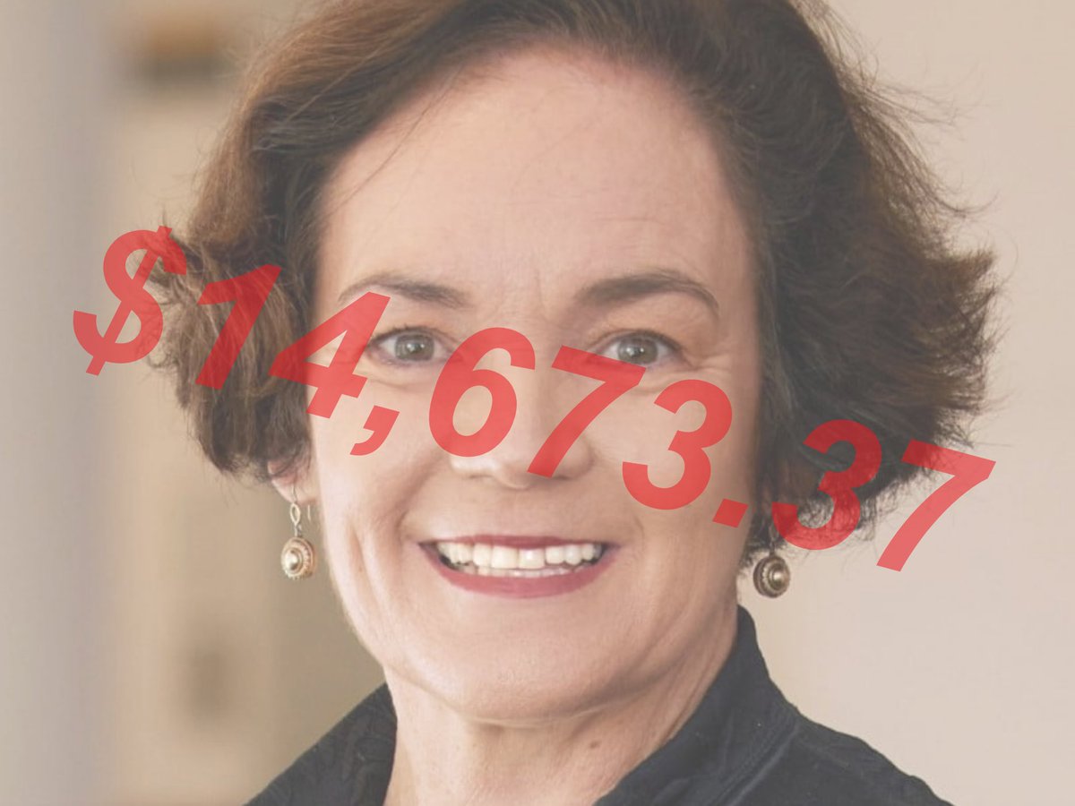 MrRexPatrick's tweet photo. It’s been SIX DAYS since the #RoboDebt Royal Commission reported. Since that time Kathryn Campbell has accumulated $14,673.37 in salary, courtesy of taxpayers. The money just keeps flooding in. #auspol https://t.co/RIJAlqhY9Q