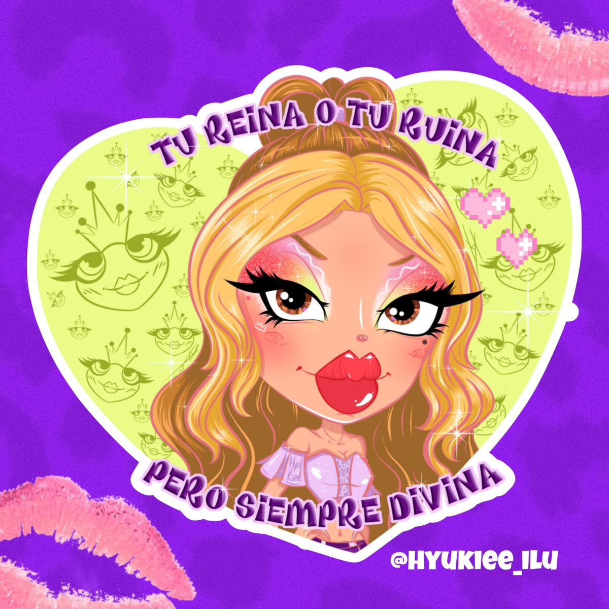 hyukiee_ilu's tweet photo. 💋PACK STICKERS BRATZ💋
Estoy emocionada de presentar mis ilustraciones personalizadas de las Bratz. Estarán disponibles en el evento LEVELUB ÚBEDA 2023 LOS DÍAS 15 Y 16 DE JULIO💃💄
#bratz #levelub #ubeda #ilustradora #fanart #arte #illustrator #evento https://t.co/SyJtwb22ys
