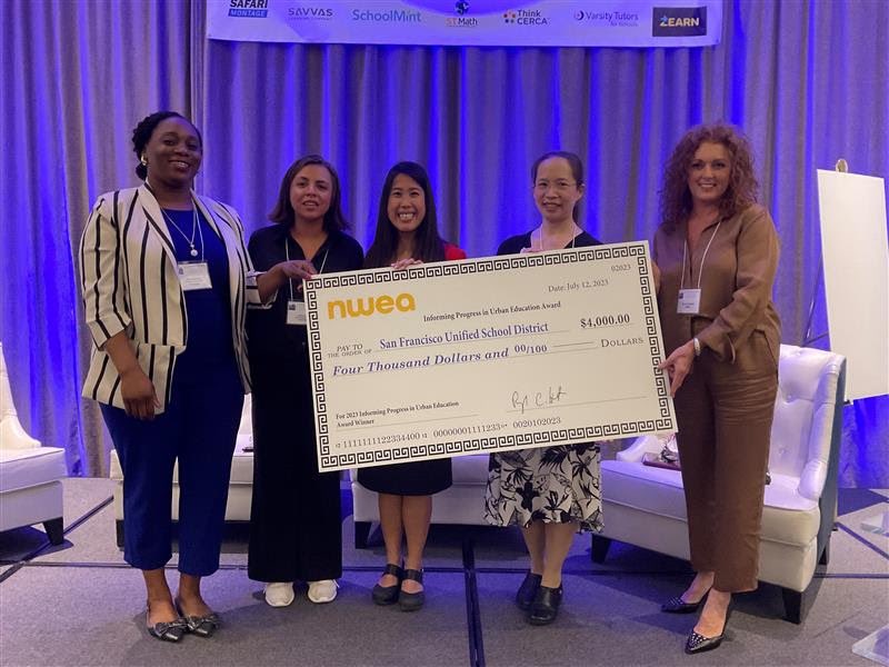 Council Honors <a href="/SFUnified/">SF public schools</a> School Officials for Excellence in Research award sponsored by <a href="/NWEA/">NWEA</a>. The award honors excellence in the field of research and evaluation across urban school districts. Read here: tinyurl.com/4pxk9cde