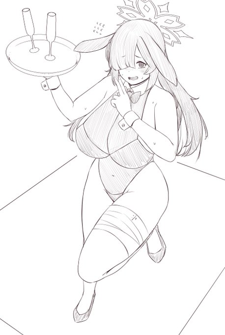 楽描きツクヨ(バニーガール) 